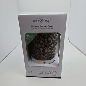 Serene House Ultrasonic Aroma Essential Oil Diffuser- Scroll
